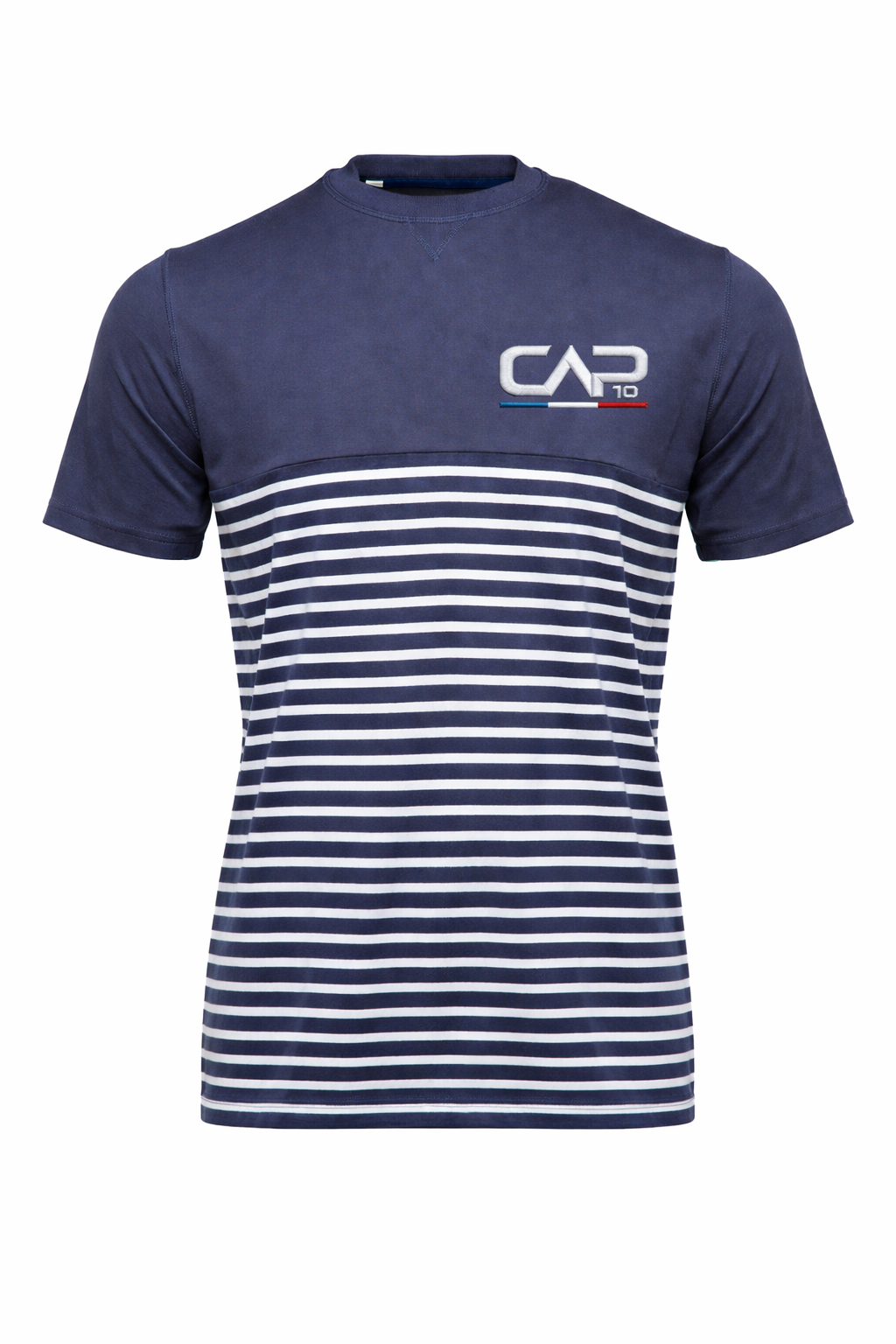 MARINIÈRE ATLANTIQUE - MANCHES COURTES FEMME • CAP10