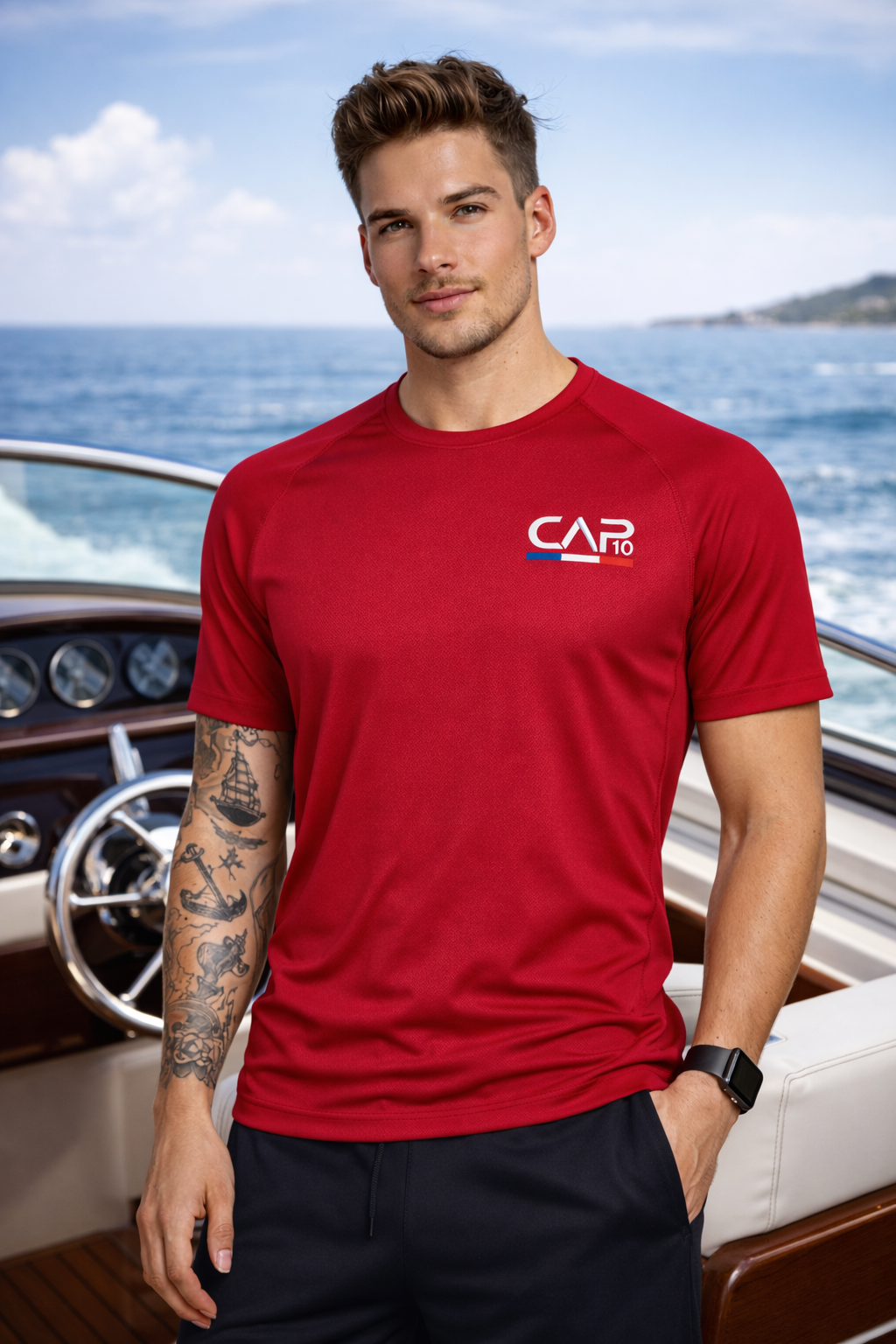 TEE SHIRT COOL DRY HOMME • CAP10