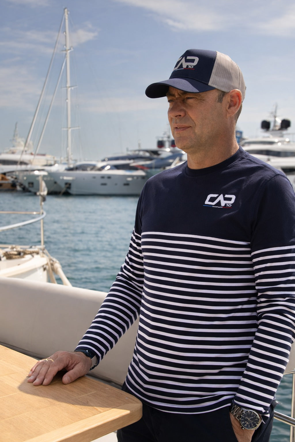 MARINIÈRE ATLANTIQUE HOMME - MANCHES LONGUES • CAP10