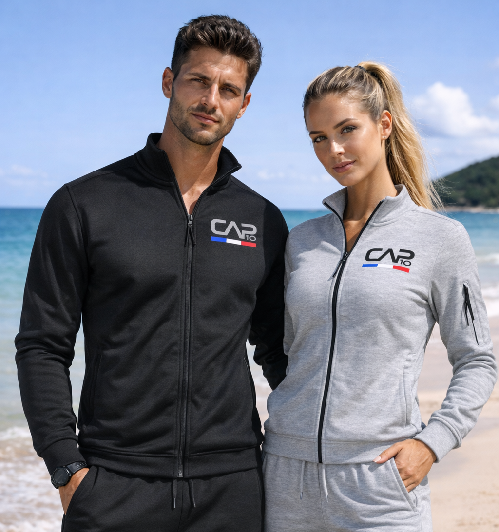 VESTE JOGGING SPORT UNISEXE • CAP10