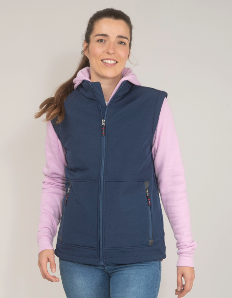 GILET SOFTSHELL FEMME