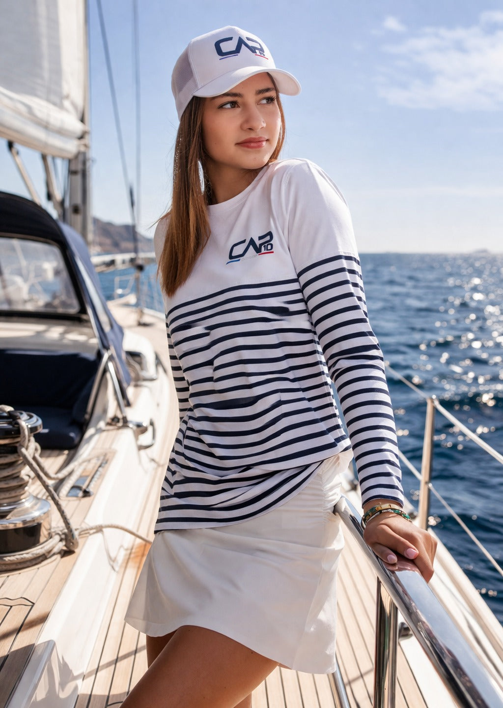 MARINIÈRE ATLANTIQUE FEMME - MANCHES LONGUES • CAP10